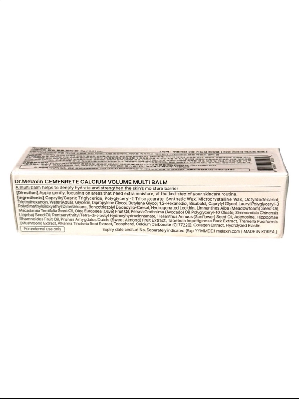 Dr.Melaxin Cementrete Calcium Ex Volume Glow Multi Balm NIB Sealed $19 9g - Picture 3 of 5